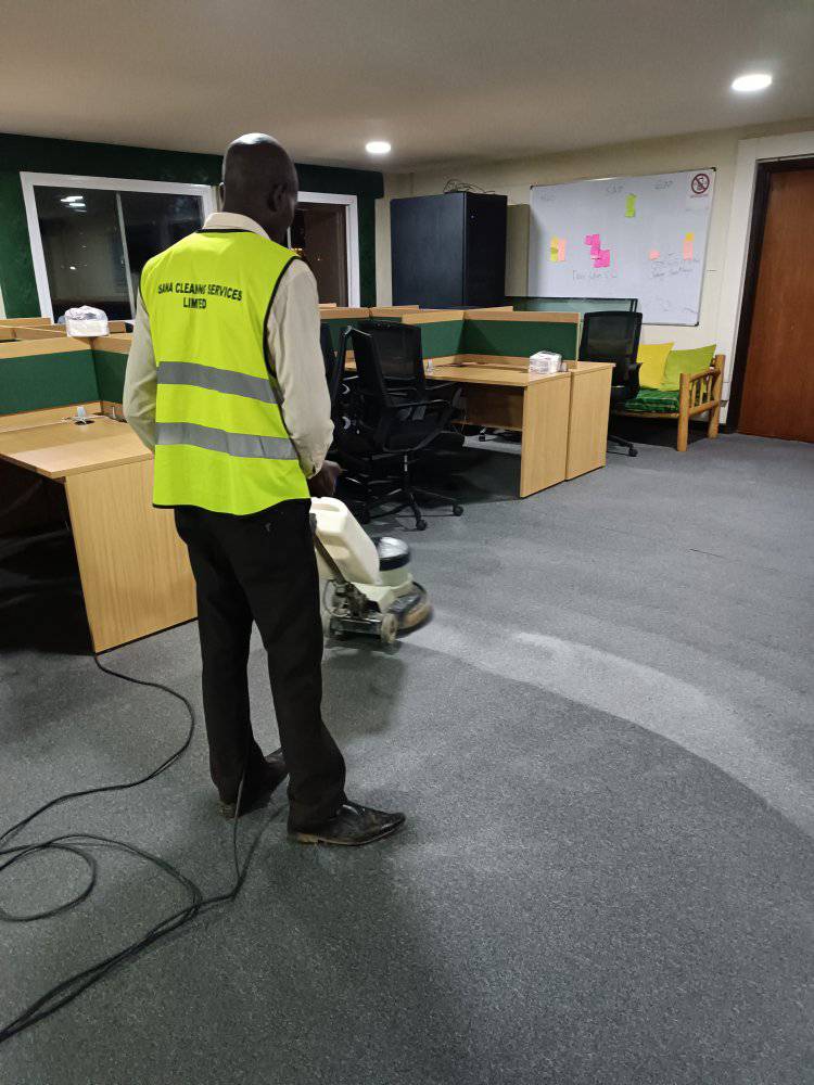 Professional Cleaning Services in Kenya Osana Holdings Limited provides top-tier professional cleaning services in Nairobi and across Kenya. Our commercial and residential cleaning solutions are tailored to maintain hygienic, spotless, and professionally maintained environments that reflect well on your business or home. What We Offer: ✓ Office and commercial space cleaning — daily, weekly, or monthly contracts ✓ Deep cleaning services for homes, apartments, and villas ✓ Post-construction and post-renovation cleaning ✓ Carpet and upholstery steam cleaning ✓ Kitchen and restaurant cleaning services ✓ Hospital, clinic, and healthcare facility cleaning ✓ School and educational institution cleaning ✓ Industrial and warehouse cleaning ✓ End-of-tenancy and move-in/move-out cleaning ✓ High-pressure exterior cleaning (walls, driveways, pavements) Our cleaning teams use professional-grade, eco-friendly detergents and equipment. We follow strict hygiene protocols aligned with Kenya Bureau of Standards (KEBS) guidelines, ensuring your space is not just visibly clean but hygienically safe. Keywords: cleaning services Nairobi, office cleaning Kenya, house cleaning Nairobi, professional cleaners Nairobi, commercial cleaning services Kenya.